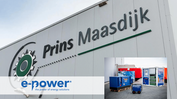 E-power® neemt stroom aggregaten divisie van Prins Maasdijk over